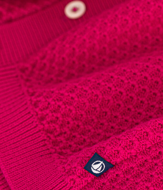 Katoenen gebreide babycardigan DELHI
