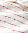 Dors-bien Petit Bateau Je T'aime bébé fille en jacquard blanc MARSHMALLOW/rouge TERKUIT