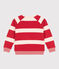 Sweatshirt enfant mixte en coton à rayures rouge AURORA/ AVALANCHE