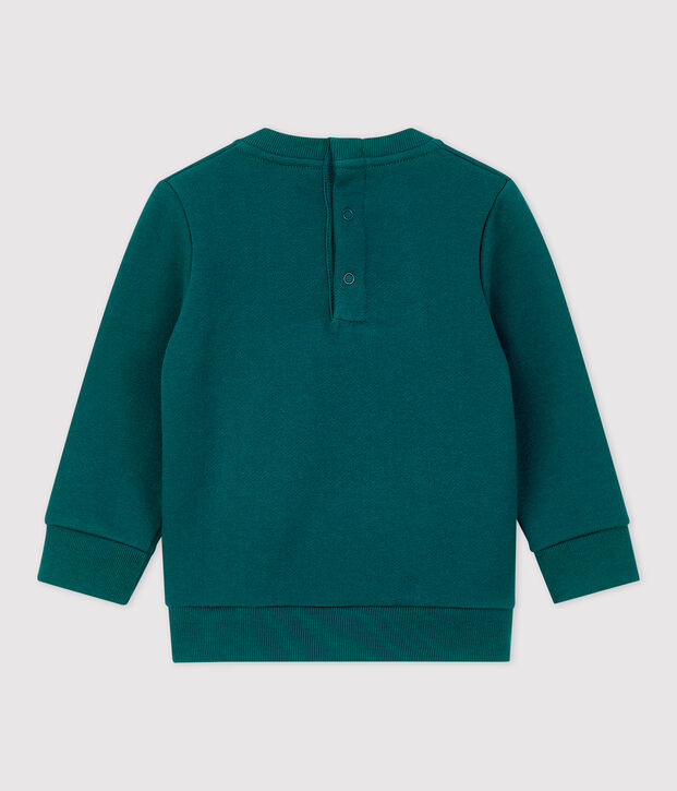 Sweater van molton baby. groen