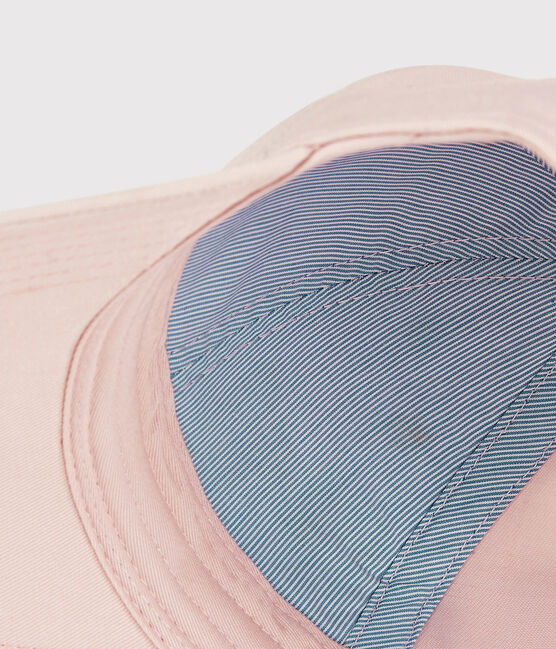 Geborduurde meisjespet roze MINOIS