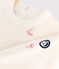 Sweatshirt bébé en coton imprimé bateau vintage rouge MILK/ POMPEI
