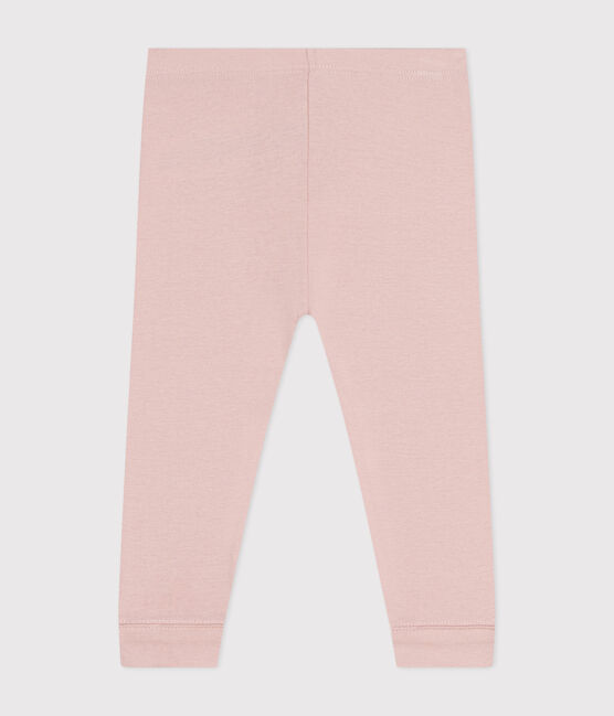 Legging bébé en coton uni rose SALINE