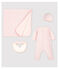 Coffret cadeau naissance rose bébé en coton biologique variante 1
