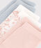 3 paires de chaussettes en coton fleurs bébé variante 1