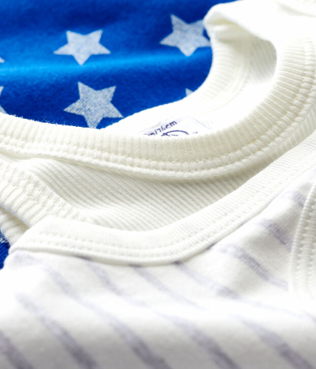 Set van 3 mouwloze rompertjes voor jongens multicouleur