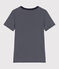 L'Iconique, gestreept katoenen T-shirt voor dames blauw SMOKING/wit MARSHMALLOW