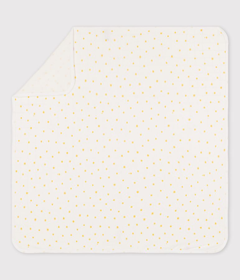 Drap de maternit&eacute; b&eacute;b&eacute; en coton biologique blanc MARSHMALLOW/ ORGE