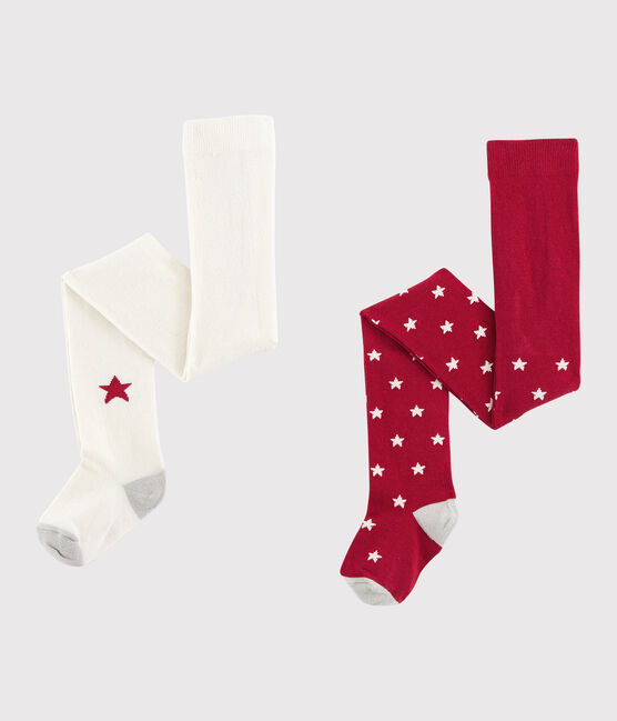 Lot de 2 paires de collants enfant fille variante 1