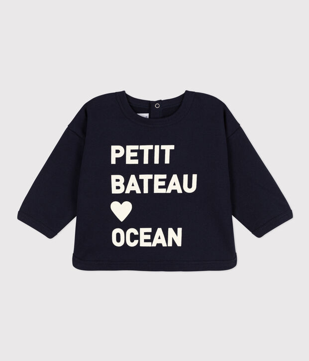 Sweatshirt van molton voor baby's SMOKING