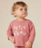 Fleece sweatshirt voor baby's roze ROSEWOOD