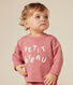 Fleece sweatshirt voor baby's