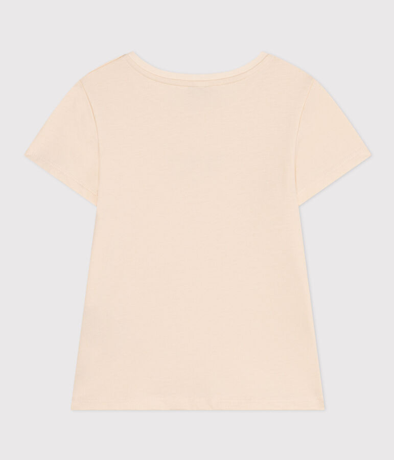 Tee-shirt en jersey l&eacute;ger enfant fille bleu AVALANCHE/ BEACH