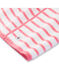 Uniseks badcape in badstof wit LAIT/roze MERVEILLE
