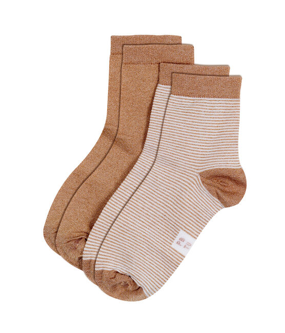 Lot de 2 paires de chaussettes femme