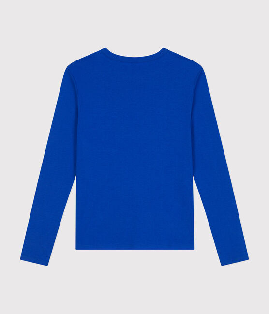 Tee-shirt L'ICONIQUE col rond en coton Femme bleu CALVIN