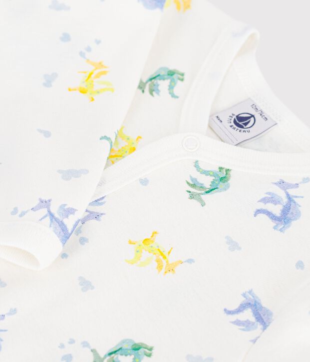 Pyjama b&eacute;b&eacute; en coton sans pieds imprim&eacute; dragons wit/multicouleur