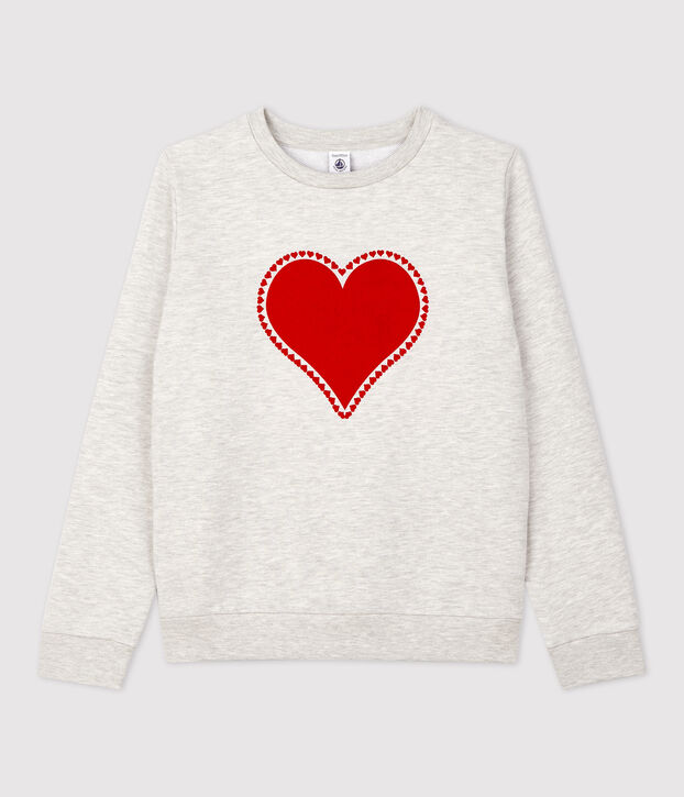 Meisjes/jongens sweatshirt van molton BELUGA CHINE