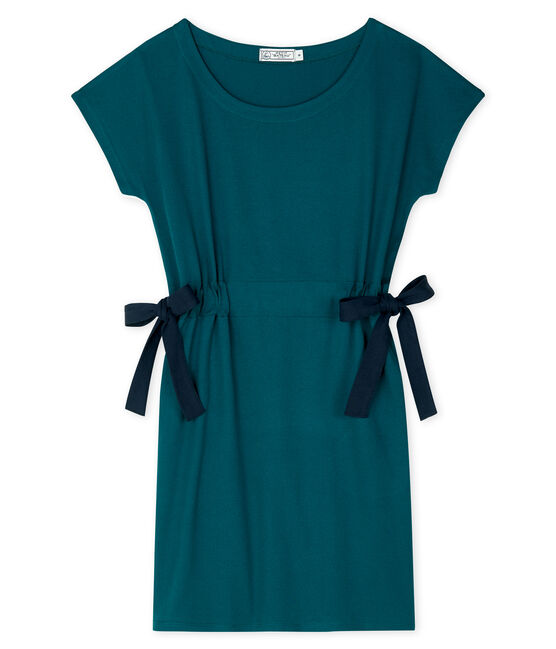 Robe manches courtes femme vert PINEDE