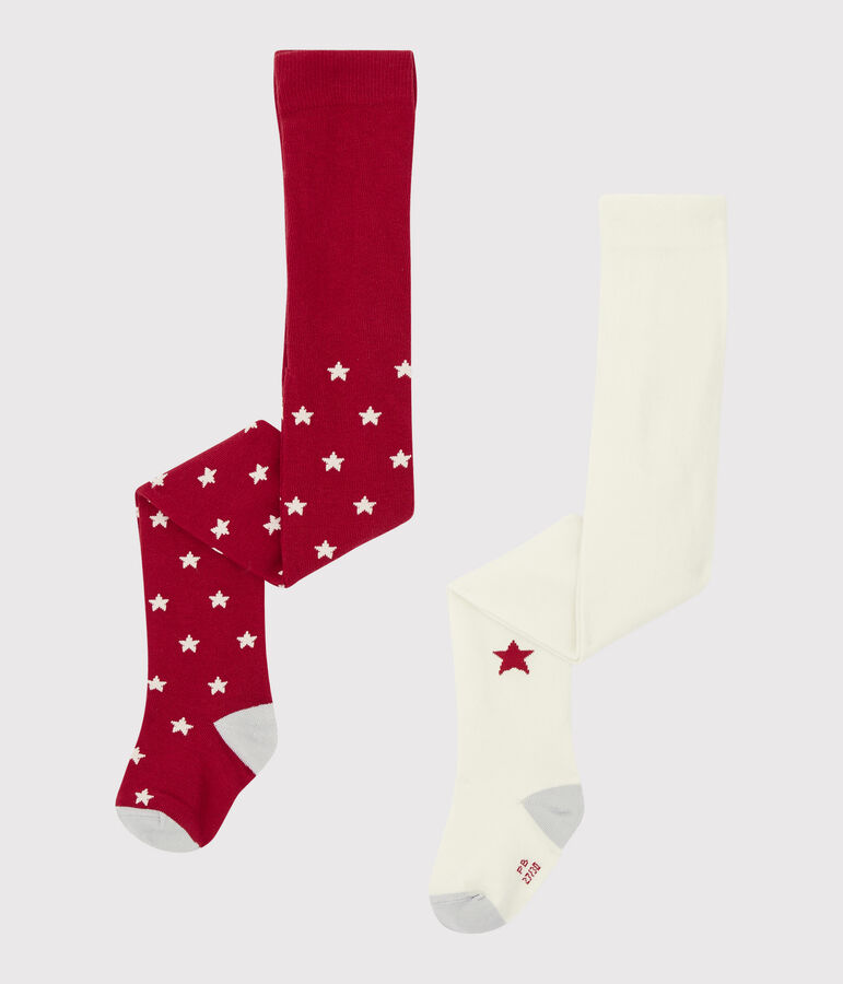 Lot de de collants enfant fille multicouleur