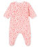 Pyjama voor babymeisjes roze VIENNE/wit MULTICO