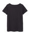 Oversized dames-T-shirt in ultradunne, gemêleerde tubicstof grijs CITY CHINE