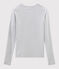 T-shirt iconique col rond Femme gris BELUGA CHINE
