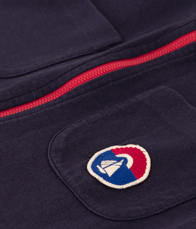 Katoenen jurk zonder mouwen voor meisjes blauw