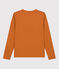 Tee-shirt LE DROIT col V en coton Femme marron ECUREUIL