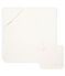 Coffret carré de bain et doudou bébé en BE et tubique blanc MARSHMALLOW/blanc MULTICO