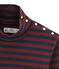 Sous-pull femme uni bleu SMOKING/rouge OGRE