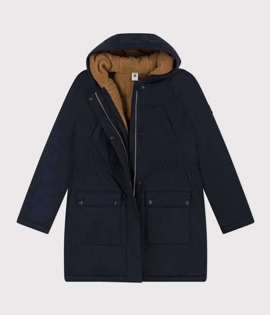 Met sherpa gevoerde parka voor Dames blauw SMOKING