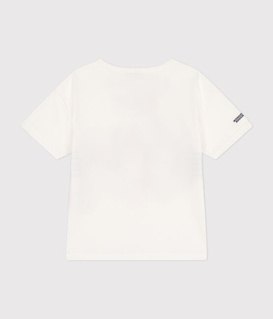 Tee-shirt Monsieur Madame en coton enfant blanc MARSHMALLOW