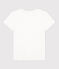 LE DROIT, katoenen T-shirt voor dames met ronde hals wit ECUME