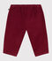 Pantalon bébé en velours uni AMARANTE