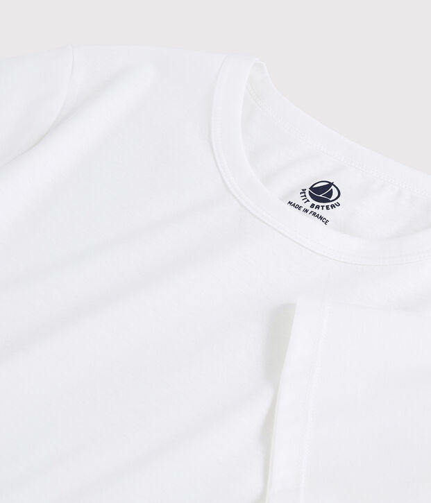 T-shirt coton Sea Island Femme blanc