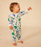 Pyjama sans pied imprimé Paris en coton bébé blanc MARSHMALLOW/bleu MEDIEVAL