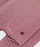 Katoenen dames-T-shirt met lange mouwen - L'Iconique rood AMARANTE/ MARSHMALLOW