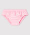 Bas de maillot de bain écoresponsable bébé fille rose MINOIS