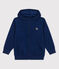 Sweatshirt à capuche enfant fille / garçon bleu MEDIEVAL