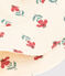 Capeline fleurs enfant fille en gaze de coton blanc AVALANCHE/ MULTICO
