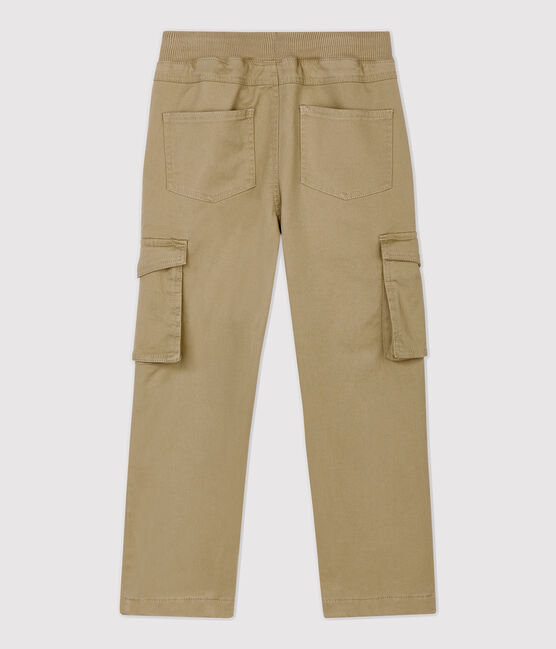 Pantalon regular en gabardine  enfant garçon beige JERRYCAN