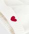 Bonnet naissance tricoté en coton blanc MARSHMALLOW
