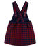 Robe vichy bébé fille rouge OGRE/bleu SMOKING