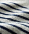 Trui van kasjmier babyjongen grijs BELUGA/blauw SMOKING