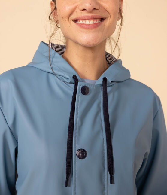 Ciré iconique en matière recyclée et coton biologique bleu AZUL
