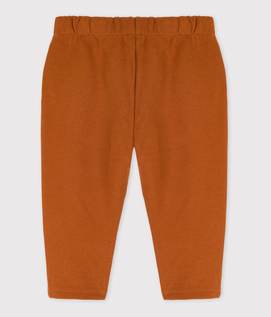 Broek in molton voor baby's bruin ECUREUIL