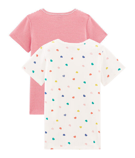 Duo de tee-shirts manches courtes petite fille variante 1
