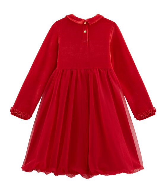 Meisjes jurkje rood TERKUIT