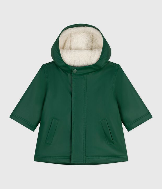 Cir&eacute; chaud b&eacute;b&eacute; en sherpa vert
